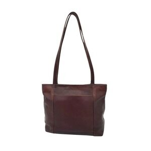 Vintage Wilsons Leather Brown Shoulder Tote Small Classic 90s Carryall